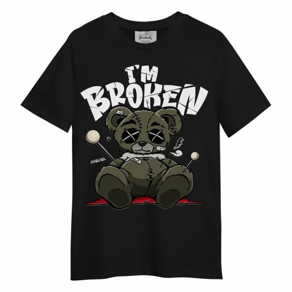 Low OG Medium Olive 1s Shirt, I'm Broken Bear Unisex Shirt Matching Jordan Shirt Jezsport.com