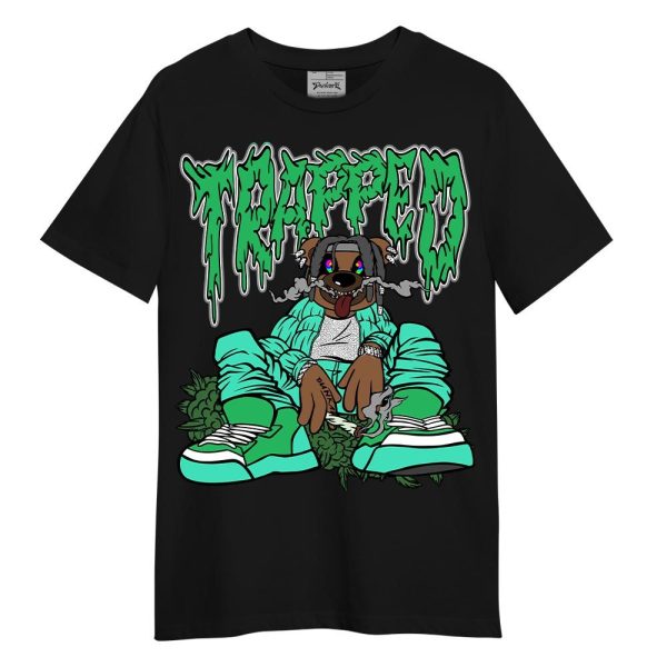 Black Green Glow 3s Shirt - Imprisoned Bear Shirt Unisex Matching Jordan Shirt Jezsport.com