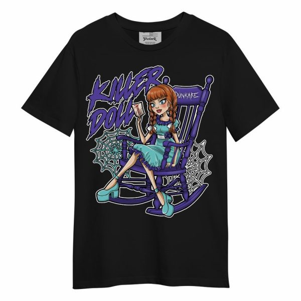 Low Hornets 1s Shirt, Killer Doll-A Halloween Unisex Shirt Matching Jordan Shirt Jezsport.com