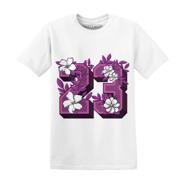 GS Hyper Violet 4s T Shirt 23 Floral Jezsport.com