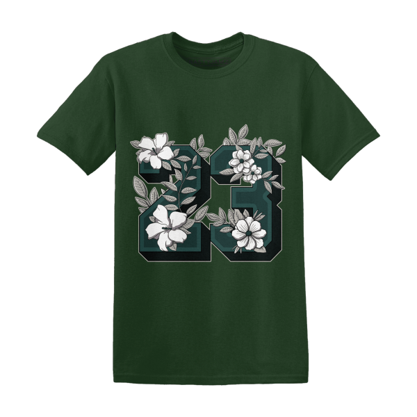 Oxidized Green 4s T Shirt Match 23 Floral Jezsport.com