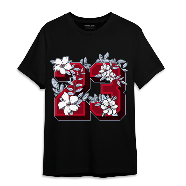 Cherry 11s T Shirt Match 23 Floral Jezsport.com