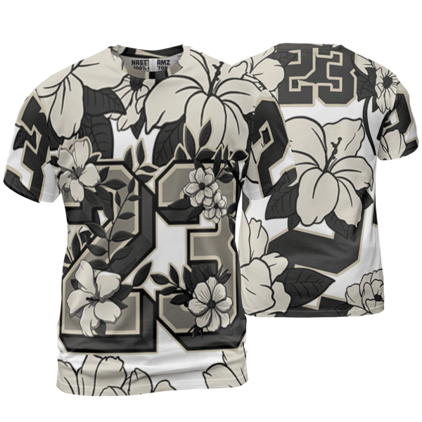 Gratitude 11s T Shirt Match 23 Floral 3D All-Over Print Flowers Jezsport.com