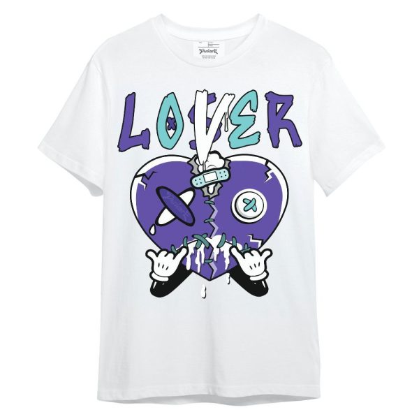 Low Hornets 1s Shirt, Loser Lover Drip Heart Unisex Shirt Matching Jordan Shirt Jezsport.com