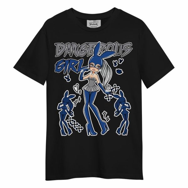 High OG True Blue 1s Shirt - Dangerous.Girl Unisex Shirt Matching Jordan Shirt Jezsport.com