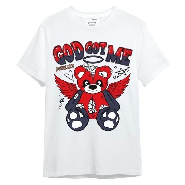 Low OG Howard Bison 1s Shirt - Gods Guides Me Bear Unisex Shirt Matching Jordan Shirt Jezsport.com