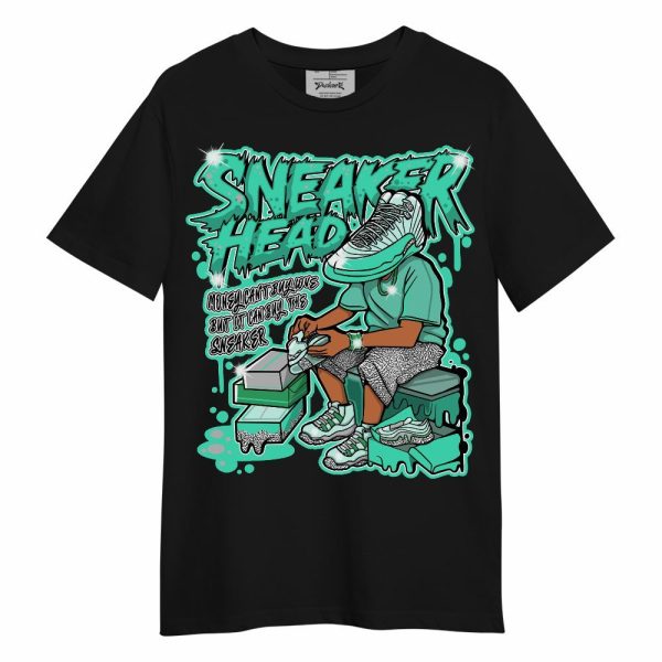 Black Green Glow 3s Shirt - Sneakers Headache Graphic Unisex Shirt Matching Jordan Shirt Jezsport.com