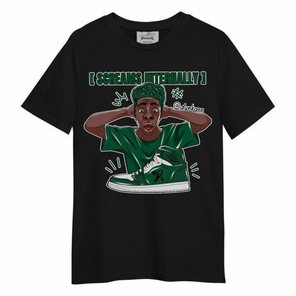 High Gorge Green 1s Shirt, Scream Internally Unisex Shirt Matching Jordan Shirt Jezsport.com