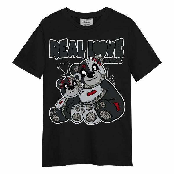 Black Cement 3s Shirt - Sincere Fondness Bear Unisex Shirt Matching Jordan Shirt Jezsport.com