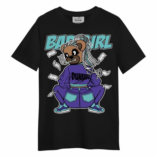 Low Hornets 1s Shirt - Rebellious Girl Bear Unisex Shirt Matching Jordan Shirt Jezsport.com