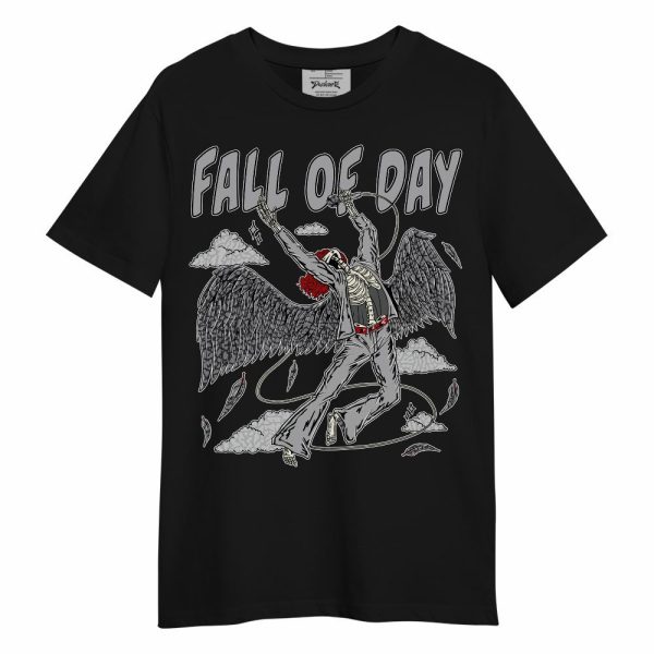 Cement Grey 3s Shirt - Fall Of Days Skeleton Unisex Shirt Matching Jordan Shirt Jezsport.com