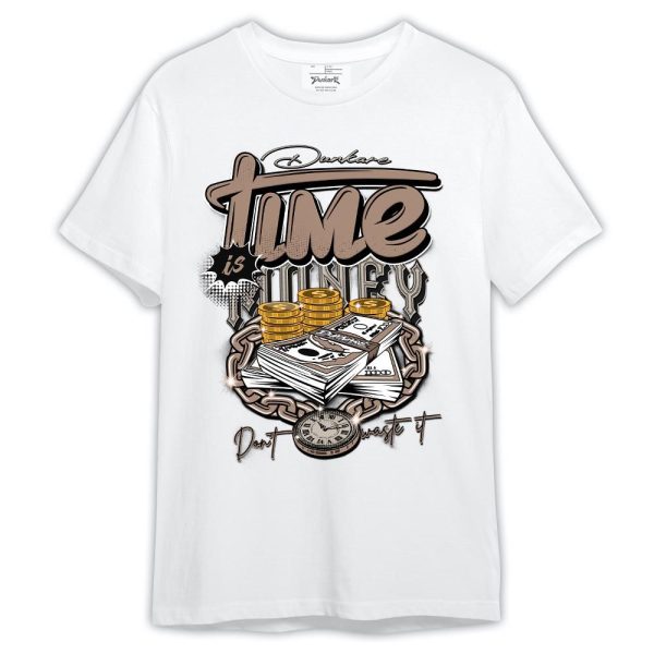 OG Latte 1s Shirt, Time Is Money Shirt Outfit 1 High OG Latte 1405 HDT Matching Jordan Shirt Jezsport.com