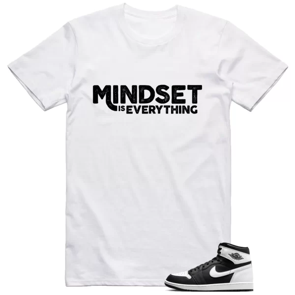 Jordan 1 Black White Shirt Mindset Graphic Jezsport.com