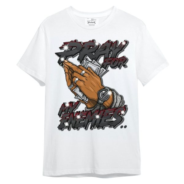 Black Cement 3s Shirt - Prayed For Enemies Graphic Unisex Shirt Matching Jordan Shirt Jezsport.com