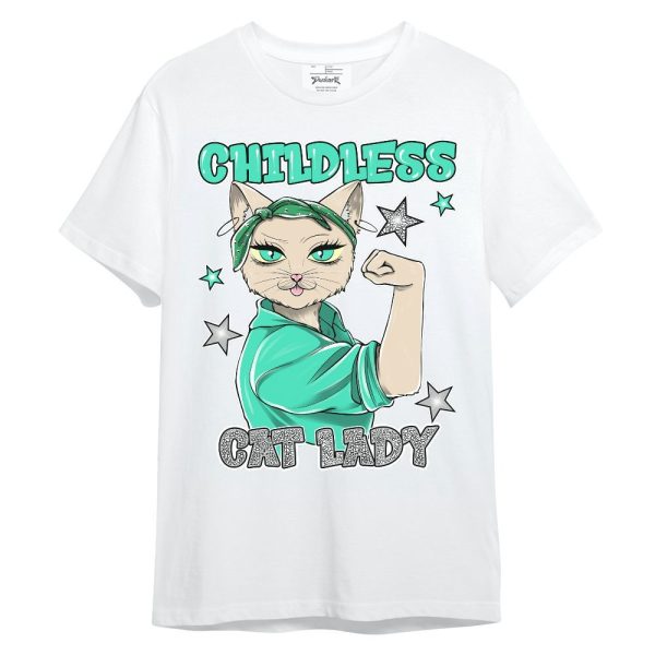 Black Green Glow 3s Shirt - Childless Kat Lady Unisex Shirt Matching Jordan Shirt Jezsport.com