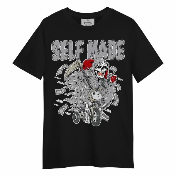 Cement Grey 3s Shirt - Self Make Skeleton Unisex Shirt Matching Jordan Shirt Jezsport.com