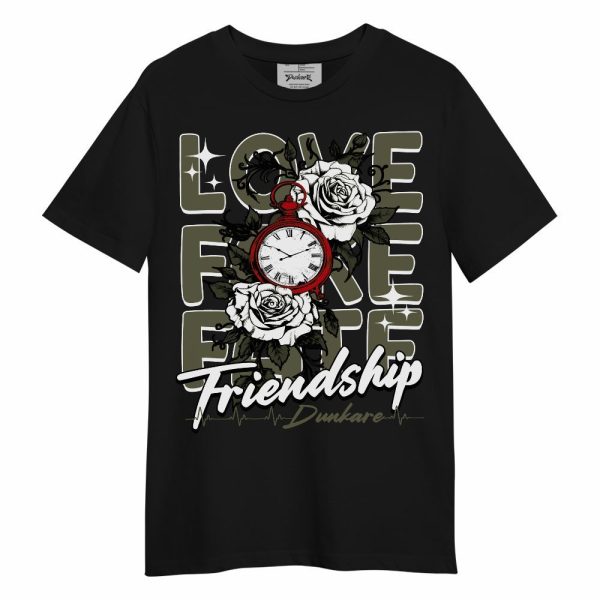 Low OG Medium Olive 1s Shirt, Love, Fake, Fate Friendship Unisex Shirt Matching Jordan Shirt Jezsport.com