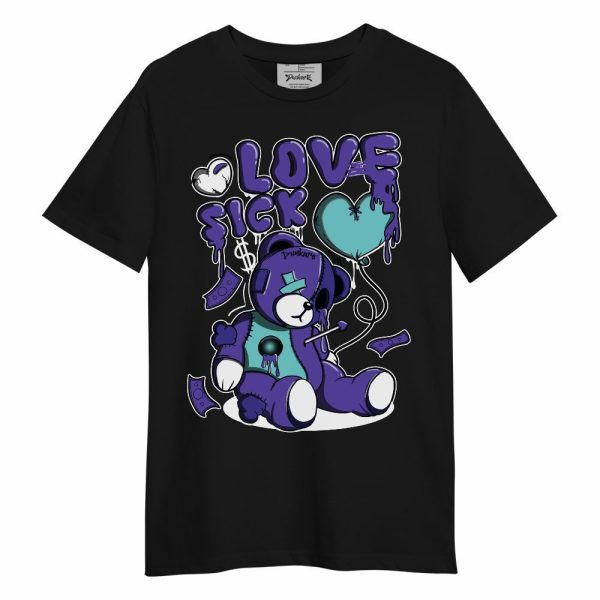 Low Hornets 1s Shirt, Graphic Love Sick Unisex Shirt Matching Jordan Shirt Jezsport.com