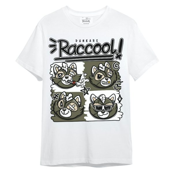 Low OG Medium Olive 1s Shirt - Raccool Raccoon Shirt Unisex Outfit Unisex Shirt Matching Jordan Shirt Jezsport.com