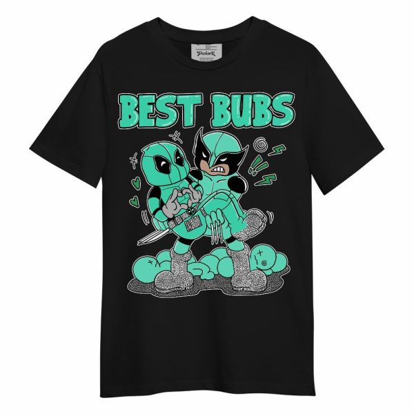 Black Green Glow 3s Shirt - Bubs Cartoon Unisex Shi Matching Jordan Shirt Jezsport.com