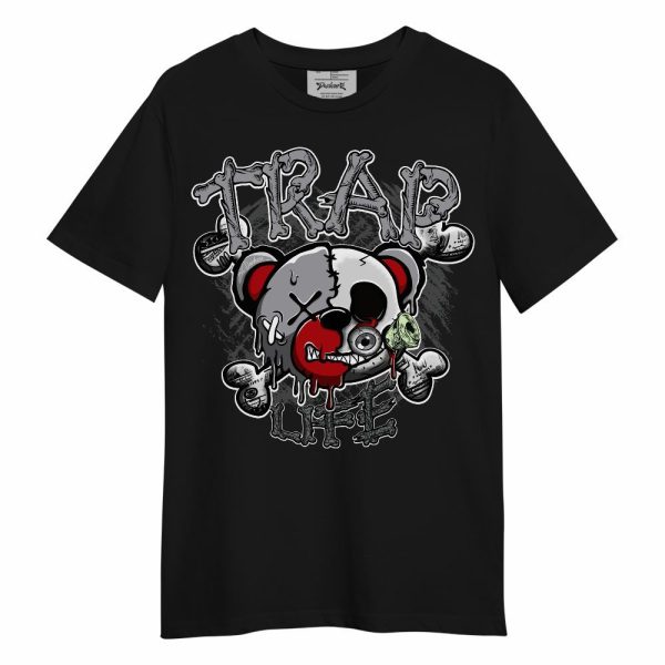 Cement Grey 3s Shirt, Trap Bear Skull Unisex Shirt Matching Jordan Shirt Jezsport.com