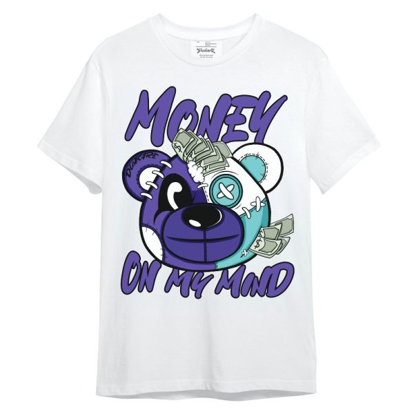 Low Hornets 1s Shirt - Money On My Mind Bear Shirt Unisex Oufit Matching Jordan Shirt Jezsport.com