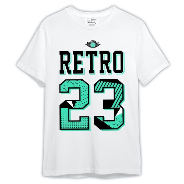 Black Green Glow 3s Shirt, Retro 23 G.O.A.T Shirt Outfit 185 LTRP Matching Jordan Shirt Jezsport.com