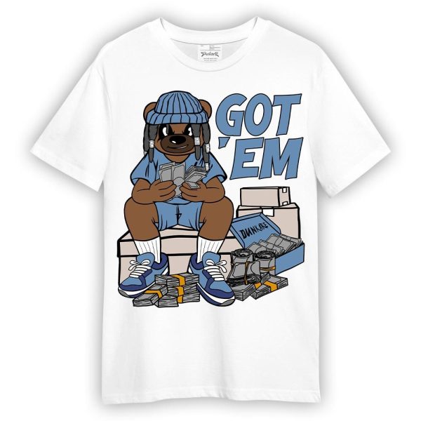 High OG First In Flight 1s Shirt - Bagged It Bear Shirt Unisex Matching Jordan Shirt Jezsport.com