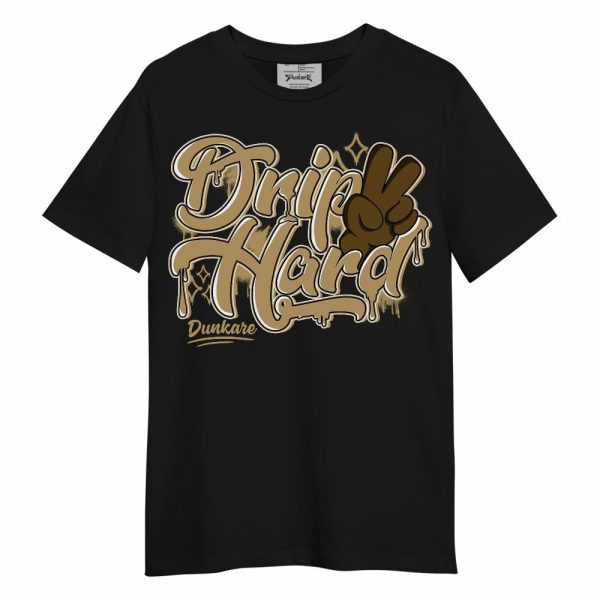 High OG Black Metallic Gold 1s Shirt, Drip 2 Hard Unisex Shirt Matching Jordan Shirt Jezsport.com