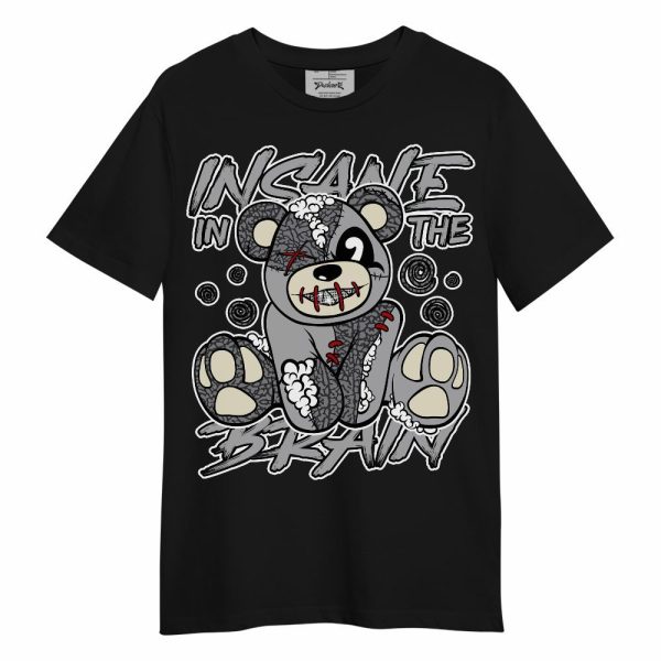 Cement Grey 3s Shirt - Insanes Bear Unisex Shirt Matching Jordan Shirt Jezsport.com