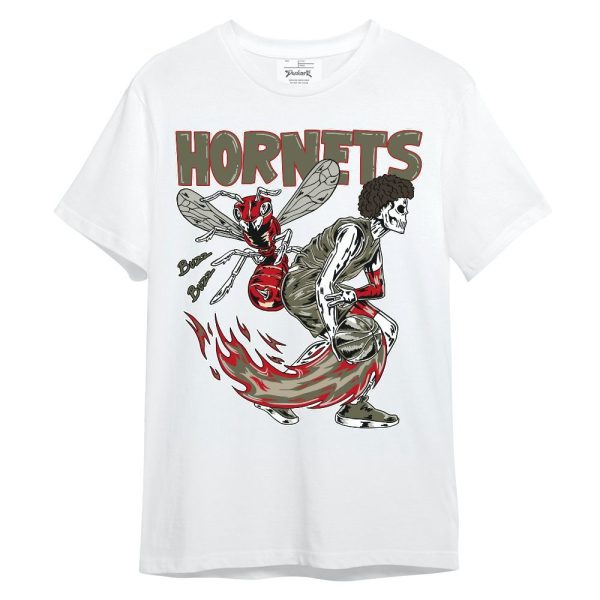 Low OG Medium Olive 1s Shirt - Hornet Skeleton Unisex Shirt Matching Jordan Shirt Jezsport.com