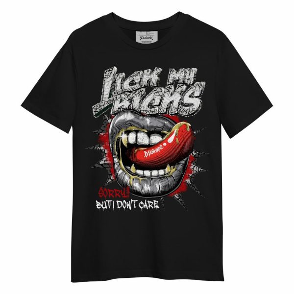 Cement Grey 3s Shirt, Lick My Kicks Lips Unisex Shirt Matching Jordan Shirt Jezsport.com