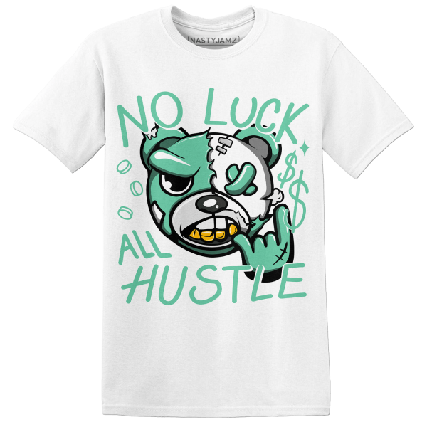 High OG Green Glow 1s T Shirt Match All Hustle Jezsport.com