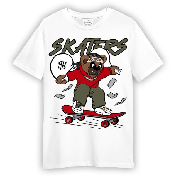 Low OG Medium Olive 1s Shirt - Skaters Bear Shirt Unisex Matching Jordan Shirt Jezsport.com