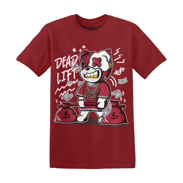 High 85 Metallic Burgundy 1s T Shirt Match BER 23 Deadlift Jezsport.com