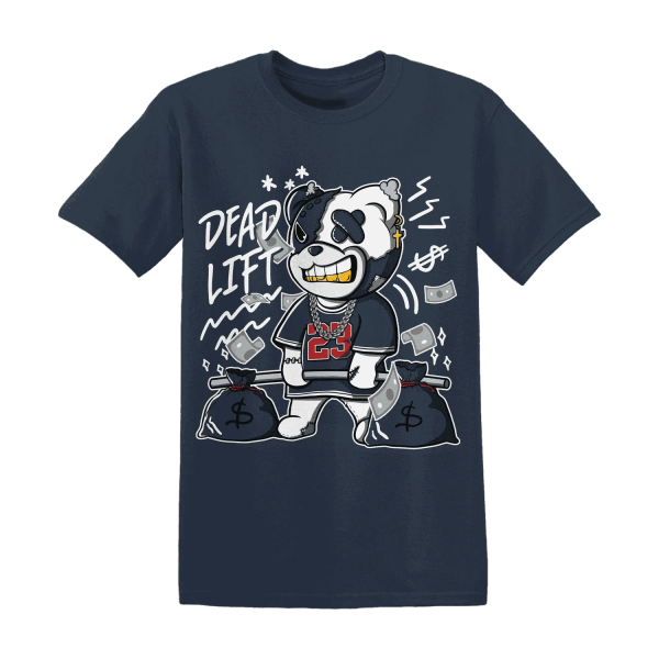 White Navy 6s T Shirt Match BER 23 Deadlift Jezsport.com