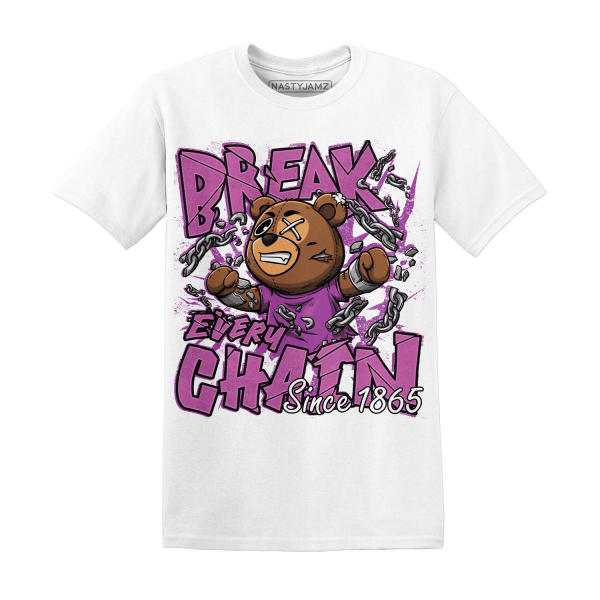 GS Hyper Violet 4s T Shirt BER Break Chain Jezsport.com