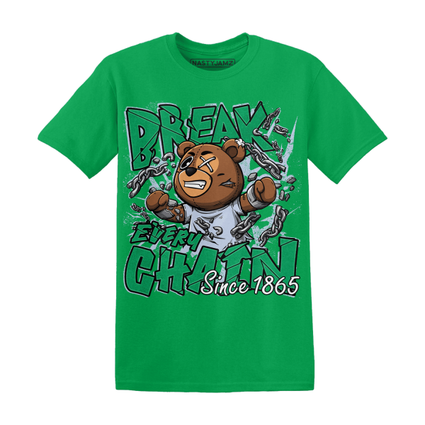 Lucky Green 5s T Shirt BER Break Chain Jezsport.com