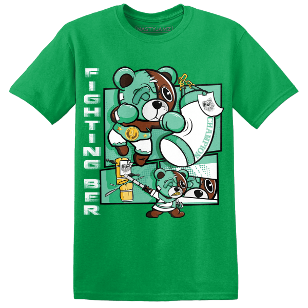 High OG Green Glow 1s T Shirt Match BER Fighting Boxing Jezsport.com