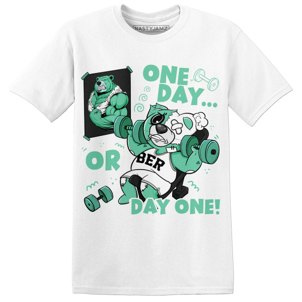 High OG Green Glow 1s T Shirt Match BER Gymmer Jezsport.com