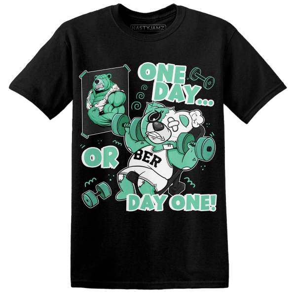 High OG Green Glow 1s T Shirt Match BER Gymmer Jezsport.com