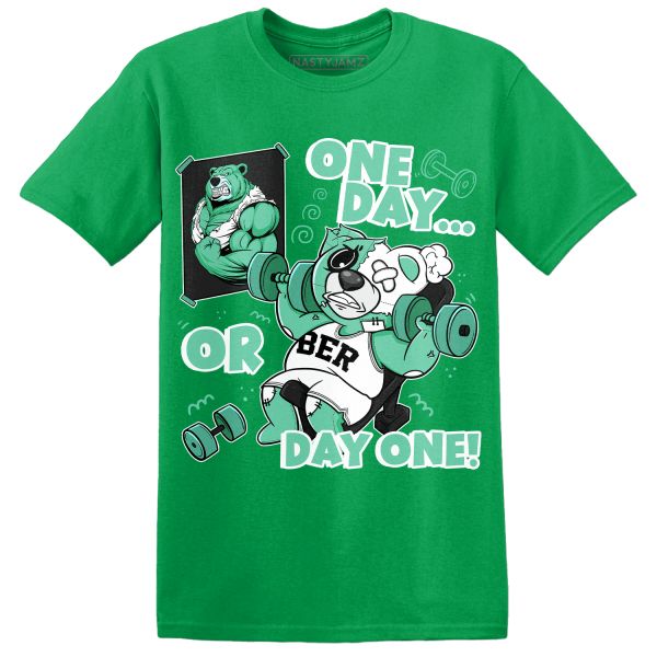 High OG Green Glow 1s T Shirt Match BER Gymmer Jezsport.com