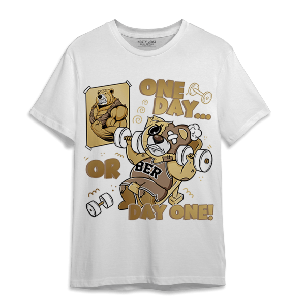 High OG Metallic Gold 1s T Shirt Match BER Gymmer Jezsport.com