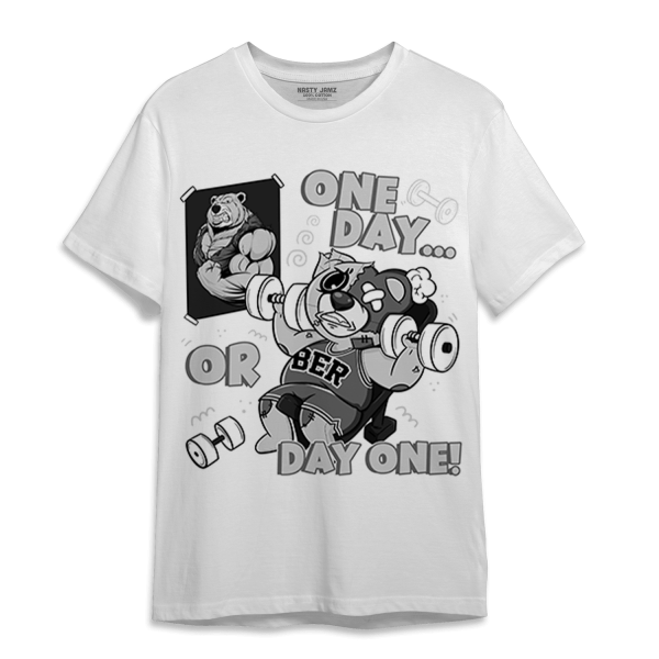 Retro High OG Black White 1s T Shirt Match BER Gymmer Jezsport.com