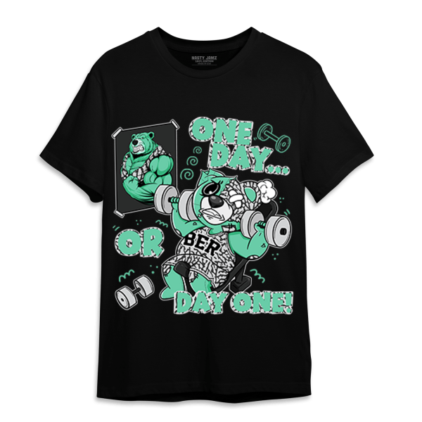 Green Glow 3s T Shirt Match BER Gymmer Jezsport.com