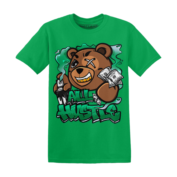 Lucky Green 5s T Shirt Match BER Hustle All Day Jezsport.com