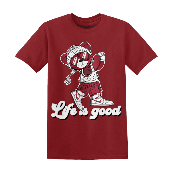 High 85 Metallic Burgundy 1s T Shirt Match BER Like Golf Jezsport.com