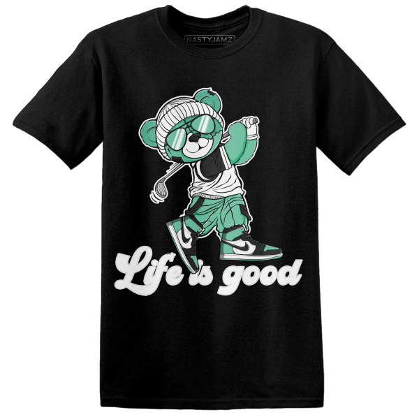 High OG Green Glow 1s T Shirt Match BER Like Golf Jezsport.com