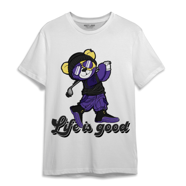 Field Purple 12s T Shirt Match BER Like Golf Jezsport.com