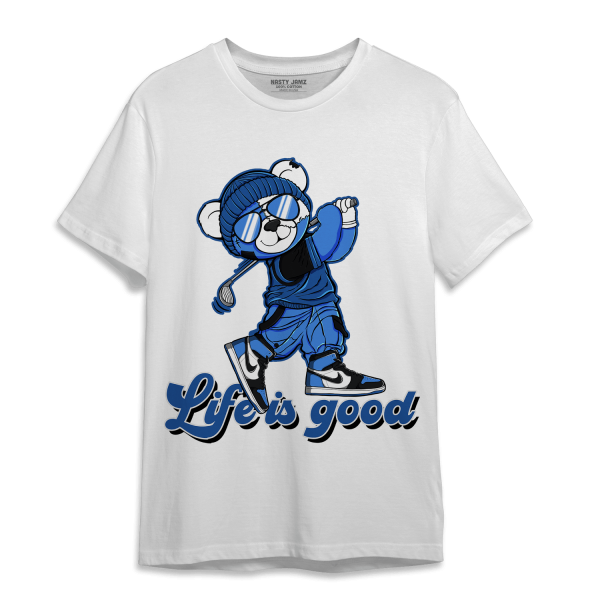 University Blue Toe 1s T Shirt Match BER Like Golf Jezsport.com